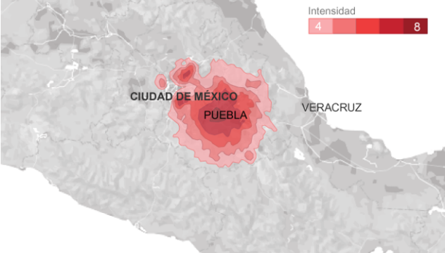 Nuevo terremoto en México